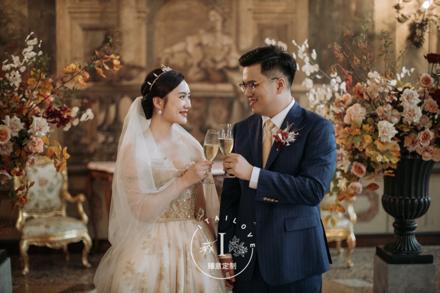 wedding in venice toast itailovewedding