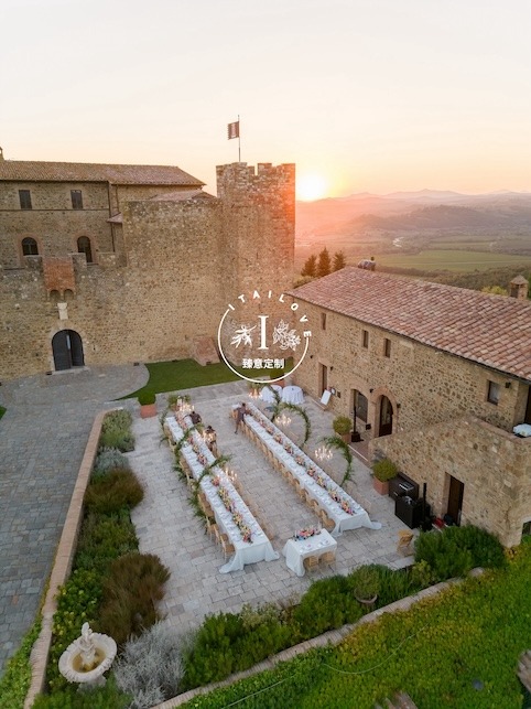 Tuscan castle wedding Castello Banfi Itailove 39